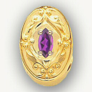 80779 Amethyst Bracelet Slide 